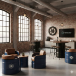 mobilier industriel club house