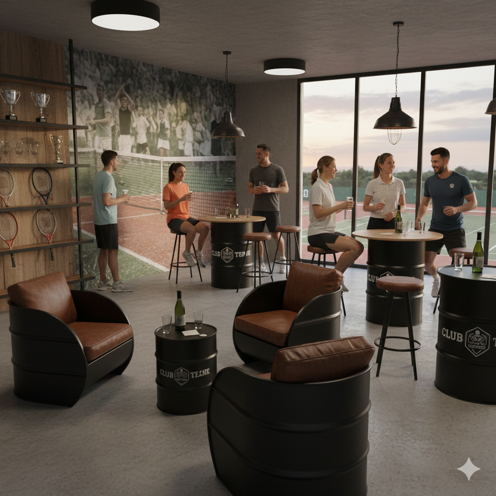 mobilier design baril club house